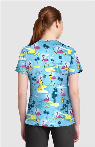 Women's High-Low V-Neck Top