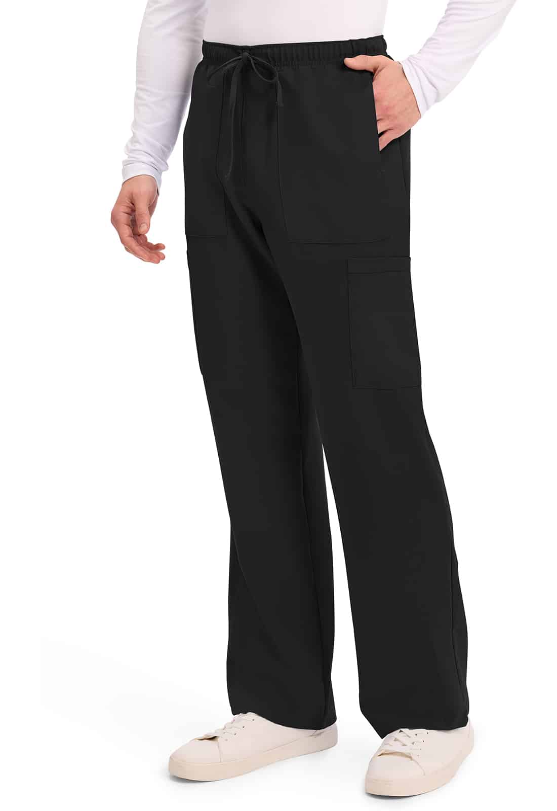 Men's Cherokee Mid Rise Zip Fly Straight Leg Pant - Image 4