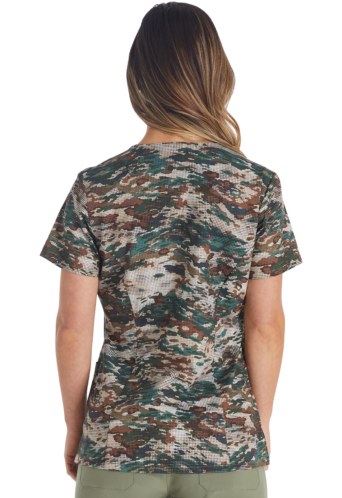 V-Neck Print Top - Image 3